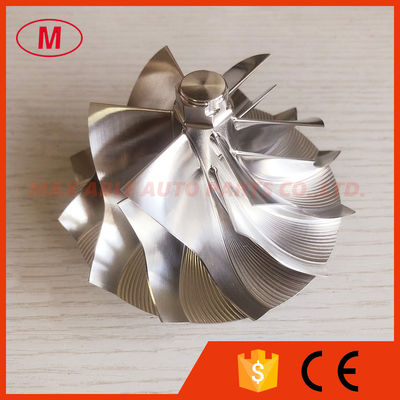 GT38 63.50/88.25mm 6+6blades high performance turbo milling/aluminum 2618/billet compressor wheel