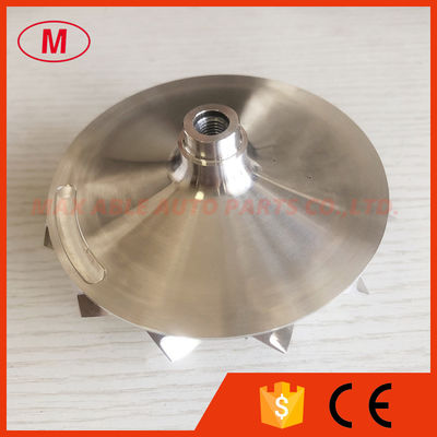 GT38 63.50/88.25mm 6+6blades high performance turbo milling/aluminum 2618/billet compressor wheel