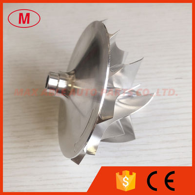 GT38 63.50/88.25mm 6+6blades high performance turbo milling/aluminum 2618/billet compressor wheel
