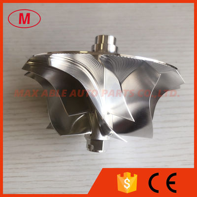 GT38 63.50/88.25mm 6+6blades high performance turbo milling/aluminum 2618/billet compressor wheel