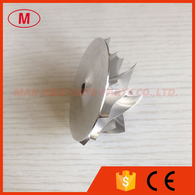RHF5 43.40/56.00mm 6+6 blades turbo milling/aluminum 2618/billet compressor wheel