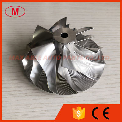 GT45 76.56/102.36mm 6+6Blades turbo aluminum 2618/milling/Billet compressor wheel