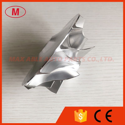 GT45 76.56/102.36mm 6+6Blades turbo aluminum 2618/milling/Billet compressor wheel