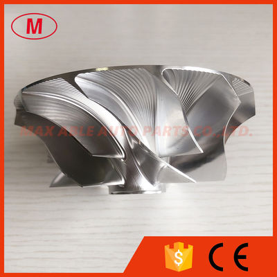 GT45 76.56/102.36mm 6+6Blades turbo aluminum 2618/milling/Billet compressor wheel