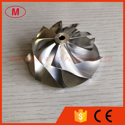 TD04HL 52.50/68.00mm 9+0 blades high performance turbo milling/aluminum 2618/billet compressor wheel .