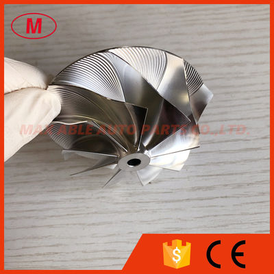 TD04HL 52.50/68.00mm 9+0 blades high performance turbo milling/aluminum 2618/billet compressor wheel .