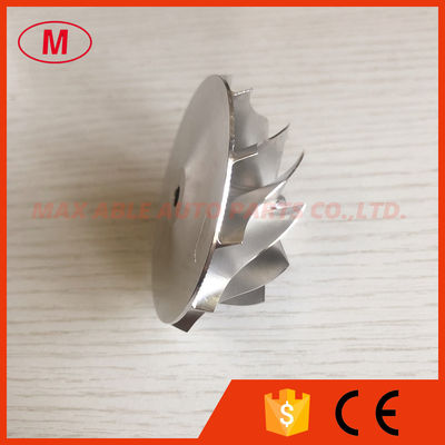 TD04HL 19T 46.02/58.00mm 11+0 blades 49189-X BILLET Turbocharger aluminum 2618/billet compressor wheel cutback:6.0