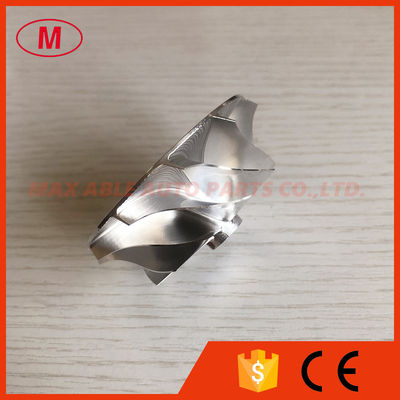 TD04HL 19T 46.02/58.00mm 11+0 blades 49189-X BILLET Turbocharger aluminum 2618/billet compressor wheel cutback:6.0