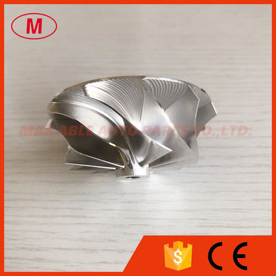 TD04HL 19T 46.02/58.00mm 11+0 blades 49189-X BILLET Turbocharger aluminum 2618/billet compressor wheel cutback:6.0