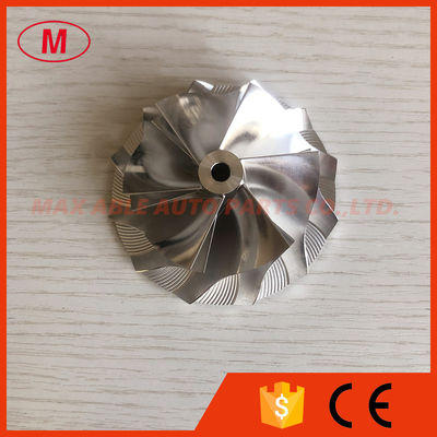 RHF5 reverse 54.00/71.00mm 6+6 blades turbo milling/aluminum 2618/billet compressor wheel