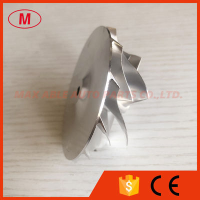 RHF5 reverse 54.00/71.00mm 6+6 blades turbo milling/aluminum 2618/billet compressor wheel