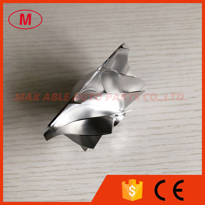T04S 58.47/76.07mm 11+0 blades turbo milling/aluminum 2618/billet compressor wheel for Racing