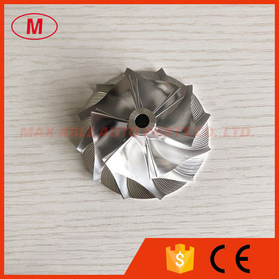 CT26 51.17/71.00mm 6+6 blades milling/aluminum 2618/billet compressor wheel for racing