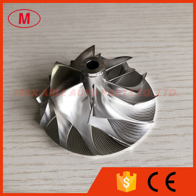 CT26 51.17/71.00mm 6+6 blades milling/aluminum 2618/billet compressor wheel for racing