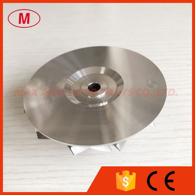 CT26 51.17/71.00mm 6+6 blades milling/aluminum 2618/billet compressor wheel for racing