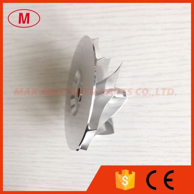 CT26 51.17/71.00mm 6+6 blades milling/aluminum 2618/billet compressor wheel for racing