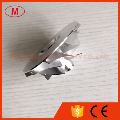 CT26 51.17/71.00mm 6+6 blades milling/aluminum 2618/billet compressor wheel for racing