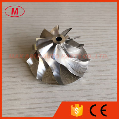 CT10V 38.87/58.01mm 17291-0L040 9+0 blades high performance turbo milling/aluminum 2618/Billet compressor wheel