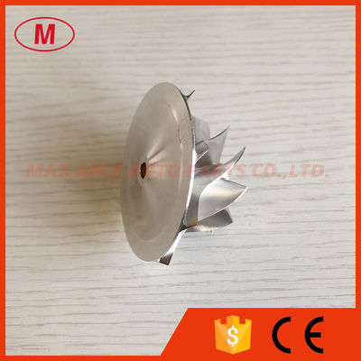 CT10V 38.87/58.01mm 17291-0L040 9+0 blades high performance turbo milling/aluminum 2618/Billet compressor wheel