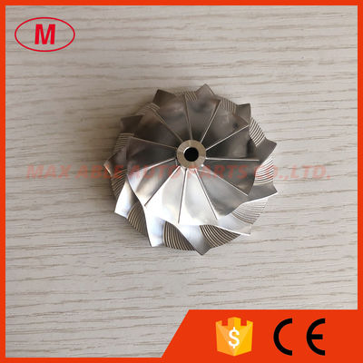 K04 45.78/61.98mm 11+0 blades high performance turbo milling/aluminum 2618/billet compressor wheel