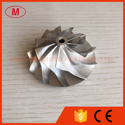 K04 45.78/61.98mm 11+0 blades high performance turbo milling/aluminum 2618/billet compressor wheel