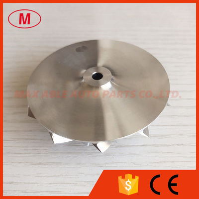 K04 45.78/61.98mm 11+0 blades high performance turbo milling/aluminum 2618/billet compressor wheel