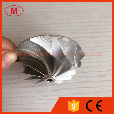K04 45.78/61.98mm 11+0 blades high performance turbo milling/aluminum 2618/billet compressor wheel
