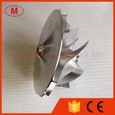 GTA4510  85.00/110.00mm 7+7 blades high performance turbocharger milling/aluminum 2618/billet compressor wheel