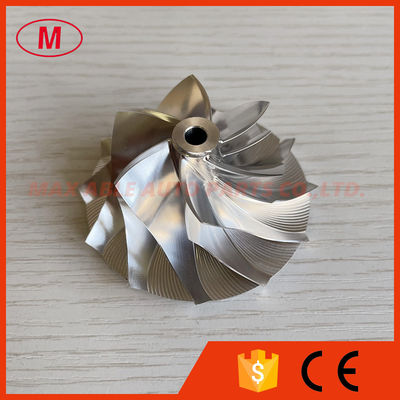 CT10V 42.87/62.00mm 17291-0L040 upgrade 6+6 blades LEP Style performance milling/aluminum 2618/billet compressor wheel