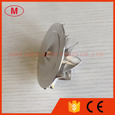 CT10V 42.87/62.00mm 17291-0L040 upgrade 6+6 blades LEP Style performance milling/aluminum 2618/billet compressor wheel