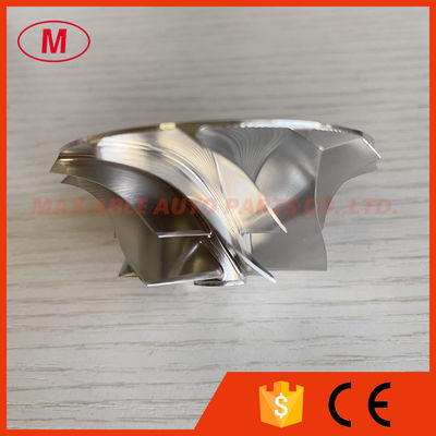 CT10V 42.87/62.00mm 17291-0L040 upgrade 6+6 blades LEP Style performance milling/aluminum 2618/billet compressor wheel