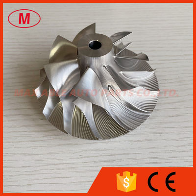 TD08L 67.53/92.00mm 7+7blades turbo aluminum 2618/milling/billet compressor wheel for 14201-00Z2C 49134-01810