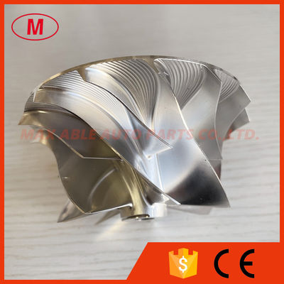 S300 316538 64.49/88.55mm 7+7 blades turbocharger milling/aluminum 2618/billet compressor wheel for 318974/316536