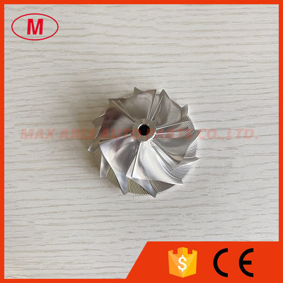 CT26 47.10/60.13mm 6+6 blades high performane Turbo aluminum 2618/milling/Billet compressor wheel