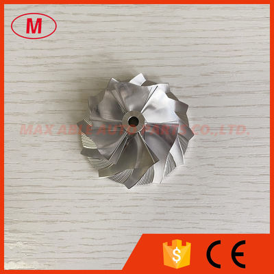 RHF3 reverse 38.00/52.00mm 6+6 blades high performance turbocharger milling/aluminum 2618/billet compressor wheel