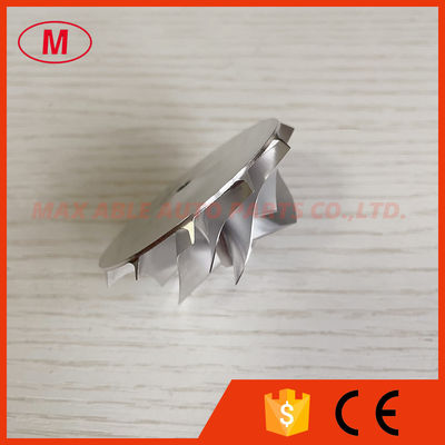 RHF3 reverse 38.00/52.00mm 6+6 blades high performance turbocharger milling/aluminum 2618/billet compressor wheel