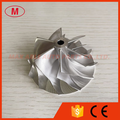 K16 5324-123-2202 49.52/61.98mm 6+6 blades high performance milling/aluminum 2618/billet compressor wheel