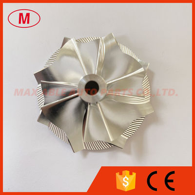 GT15-25 39.86/50.96mm 4+4blades turbo milling/aluminum 2618/billet compressor wheel