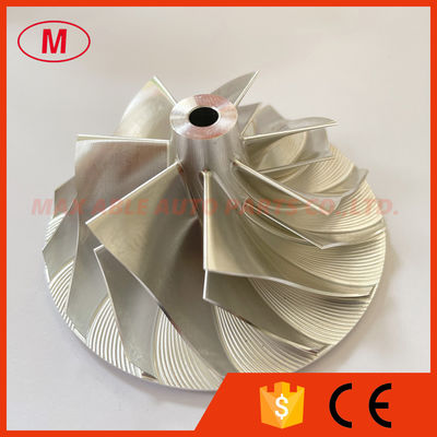 GT15-25 50.30/72.60mm 7+7 Blades turbo aluminum 2618/Milling/billet compressor wheel for AUDI RS3