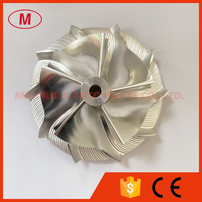 GT15-25 52.02/71.94mm 5+5 Blades turbo aluminum 2618/Milling/billet compressor wheel