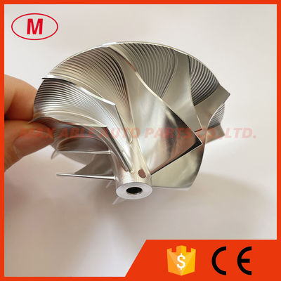 GT15-25 52.02/71.94mm 5+5 Blades turbo aluminum 2618/Milling/billet compressor wheel
