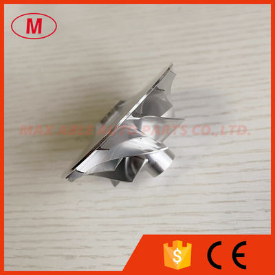 S200 41.41/63.60mm 7+7 blades turbo milling/aluminum 2618/billet compressor wheel for 1258-970-0001