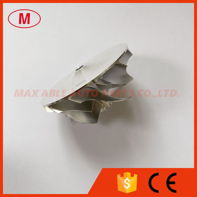 T3 51.00/65.50mm 6+6 blades Turbo Aluminum 2618/milling/billet compressor wheel