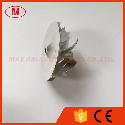 T3 51.00/65.50mm 6+6 blades Turbo Aluminum 2618/milling/billet compressor wheel