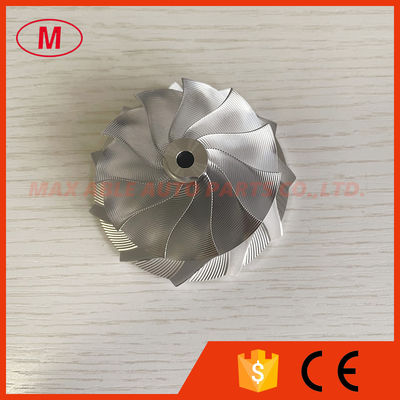 RHF5 reverse 57.00/70.00mm 11+0 blades Point Milling, Snake Curve aluminum 2618/milling/billet compressor wheel