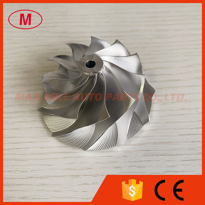 RHF5 reverse 57.00/70.00mm 11+0 blades Point Milling, Snake Curve aluminum 2618/milling/billet compressor wheel