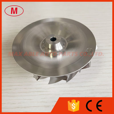 RHF5 reverse 57.00/70.00mm 11+0 blades Point Milling, Snake Curve aluminum 2618/milling/billet compressor wheel