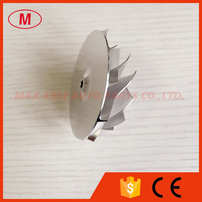 K04 11+0 blades 48.50/61.00mm Point Milling Snake Curve Performance Twisted Blade Design billet compressor wheel