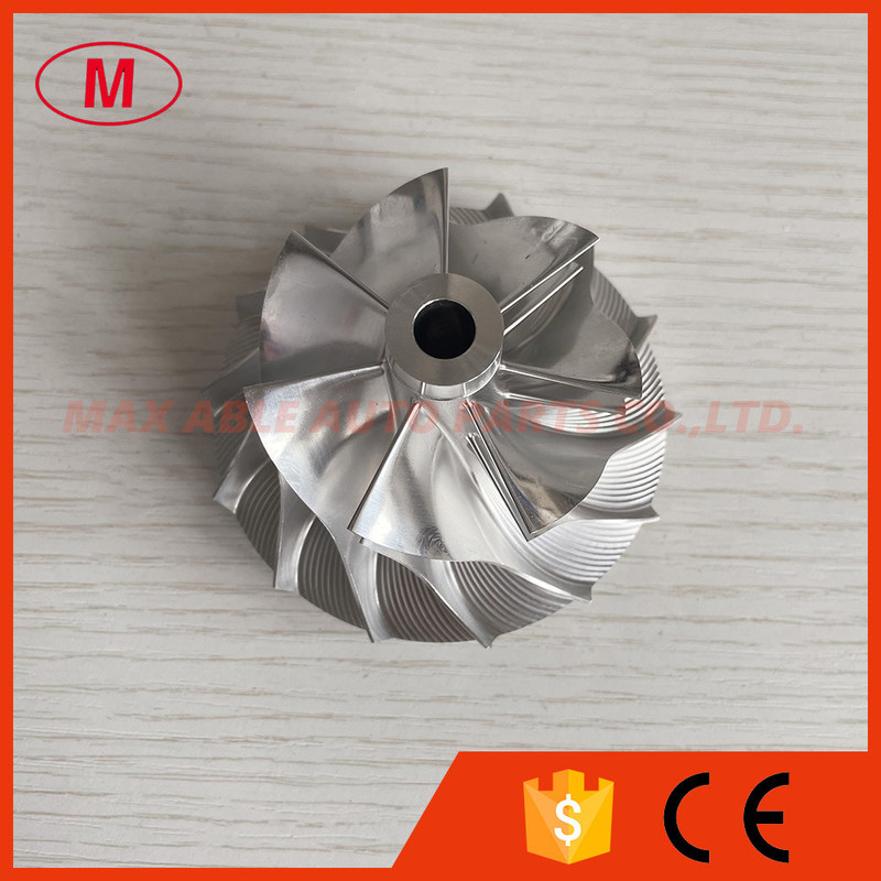 S00V111 173796 55.81/77.27mm 7+7 blades  aluminum 2618/milling /billet compressor wheel for 173900