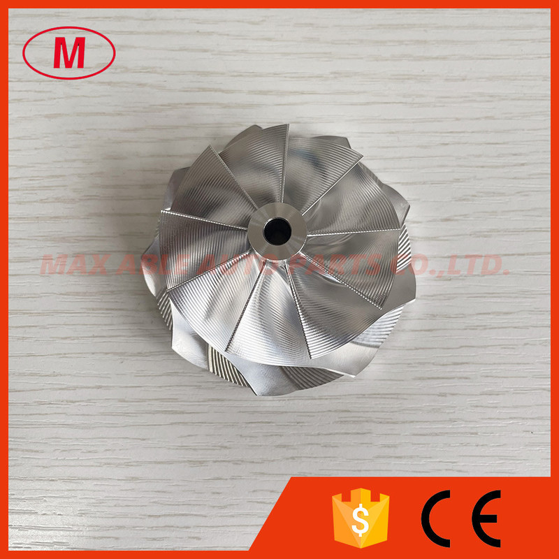 G30-770 57.52/71.40mm 9+0 blades point milling milling/aluminum 2618/billet compressor wheel superback:2.36mm